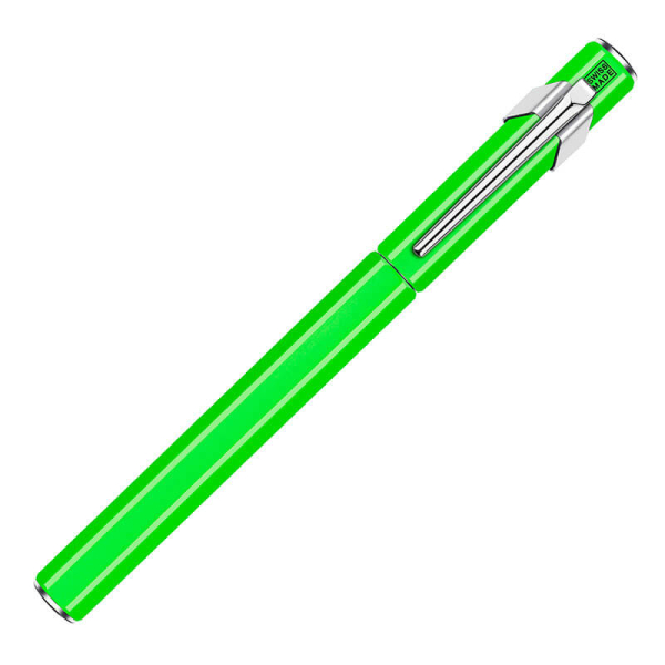 Caran d'Ache, Füllfederhatler 849, neon grün geschlossen